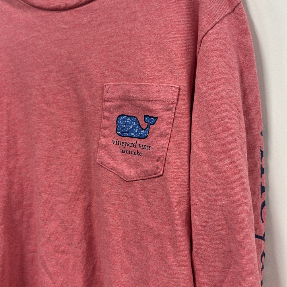 Vineyards Vines nantucket pink long sleeve T-shirt girls M - Picture 2 of 6